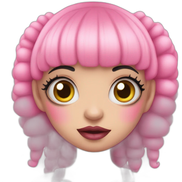 Melanie Martinez pink alien fairy emoji