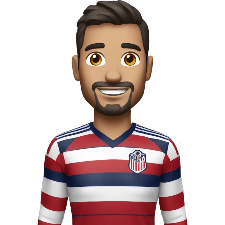 Hombre con camisa de las chivas emoji