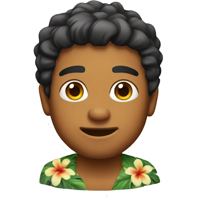 Hawaiian dude emoji