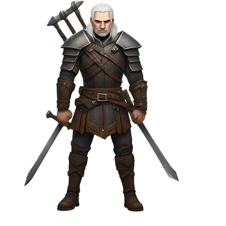 witcher with hammers emoji
