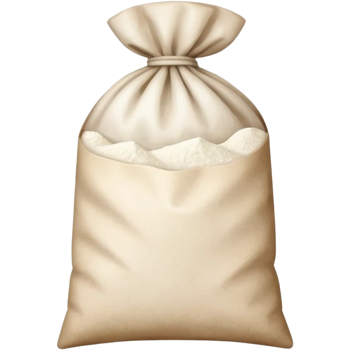 flour in a parchment bag emoji