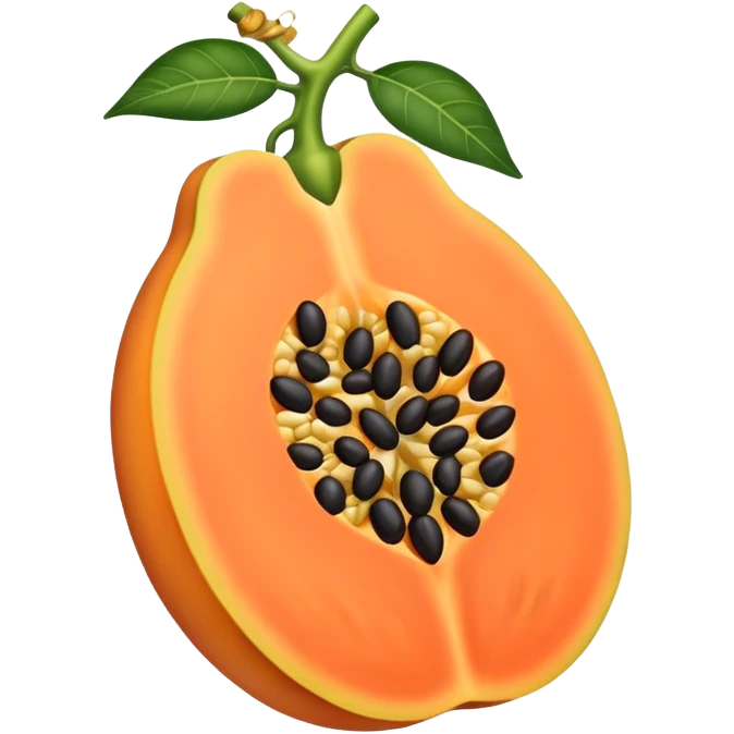 Papaya fruit emoji