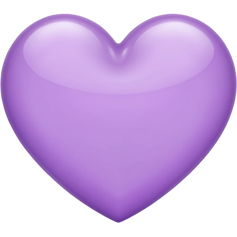 Light purple heart emoji