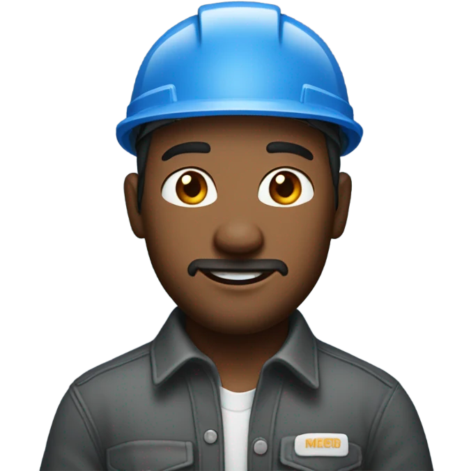 blue-collar worker man (memoji) emoji