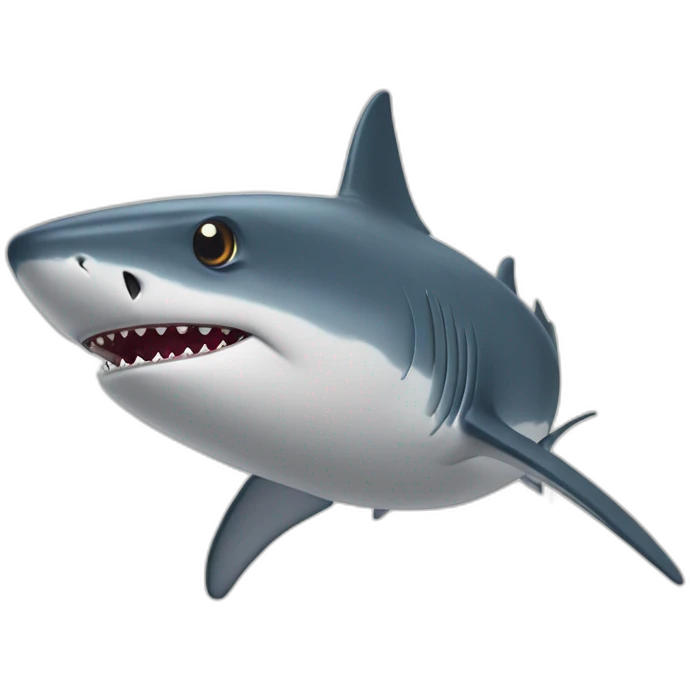 Requin avec des étoile dans les yeux emoji