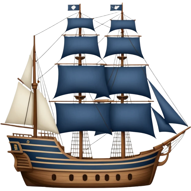 18th century Navy ship emoji