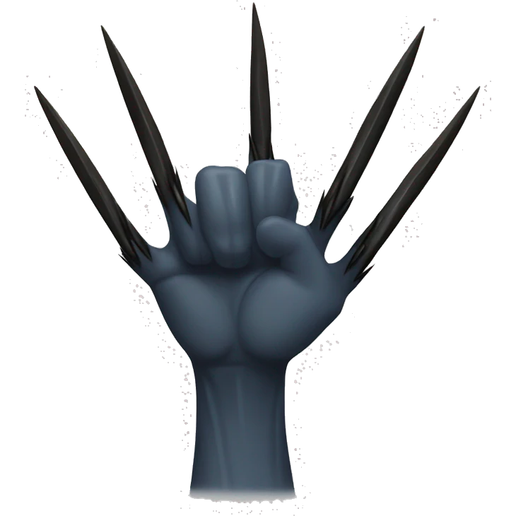 Wolverine claws emoji