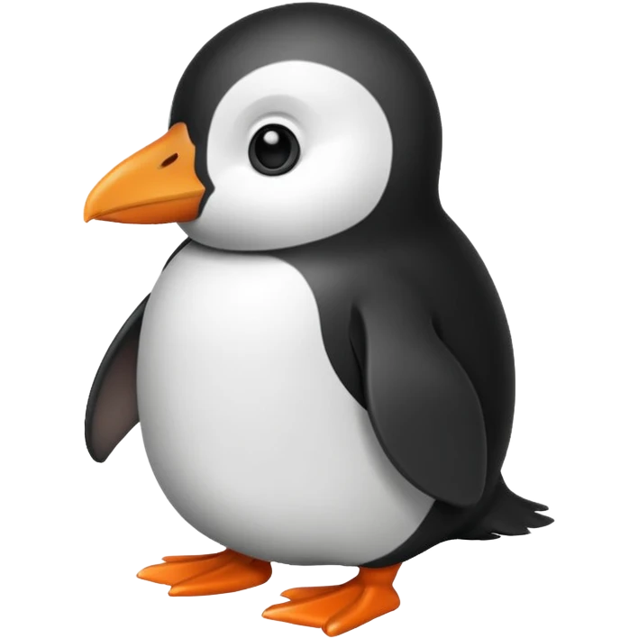 Maak een pinguïn die blij is emoji