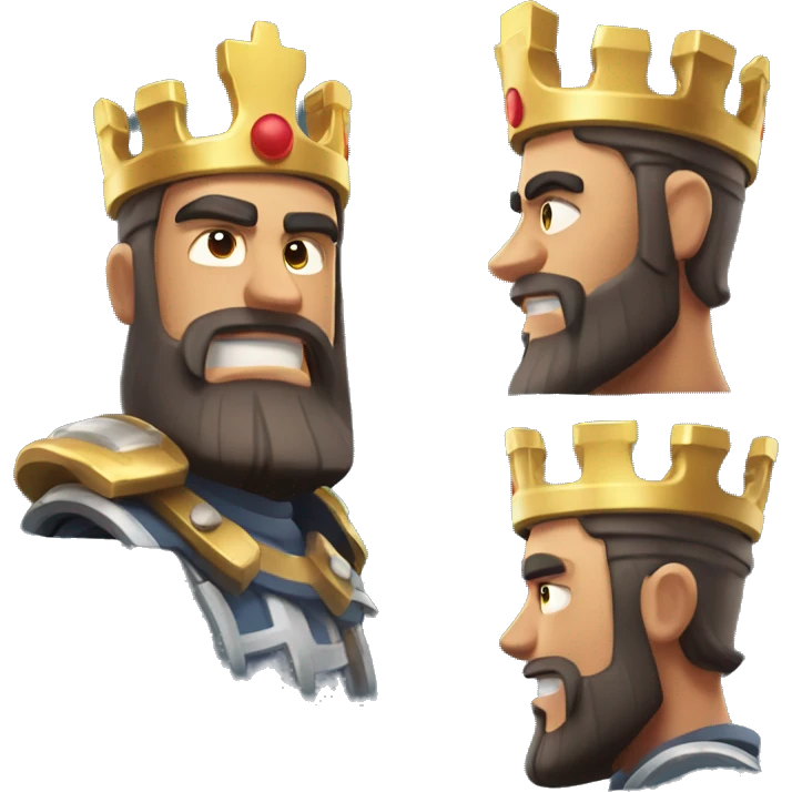 clash royale king emoji