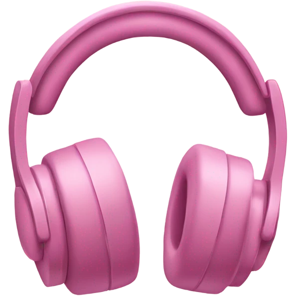 headphones with pink bows  emoji
