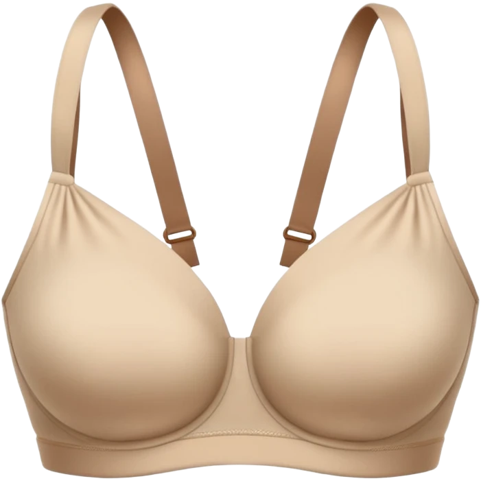 create an emoji, beige bra, no human emoji