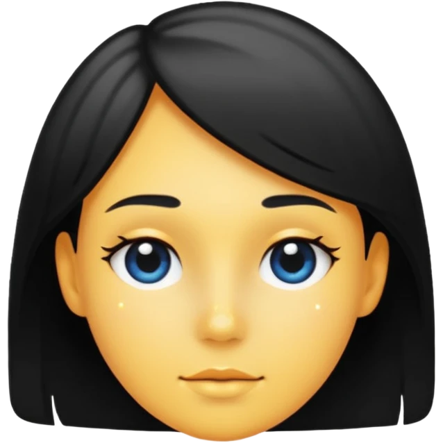 face silhouette with clear skin and sparkles emoji