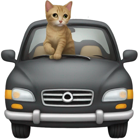 Purring car emoji