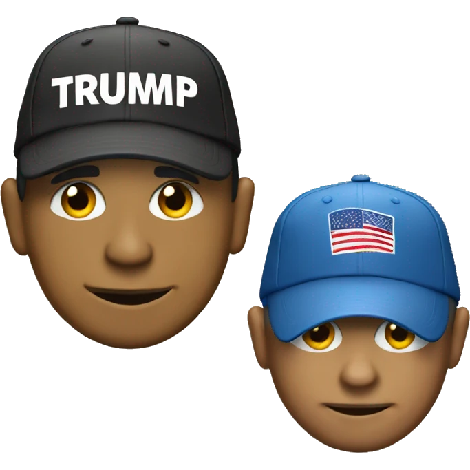 obama with trump cap emoji