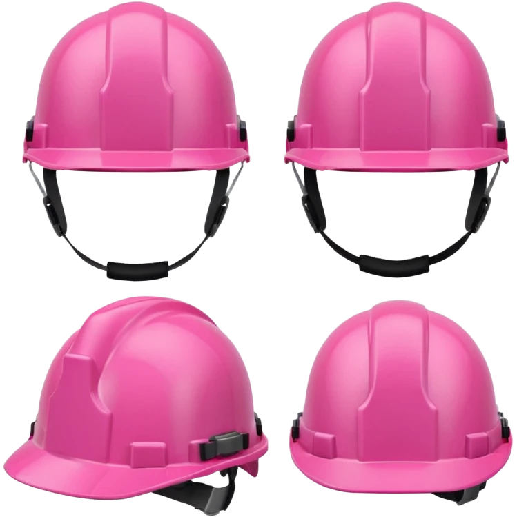 Pink Safety Helmets emoji