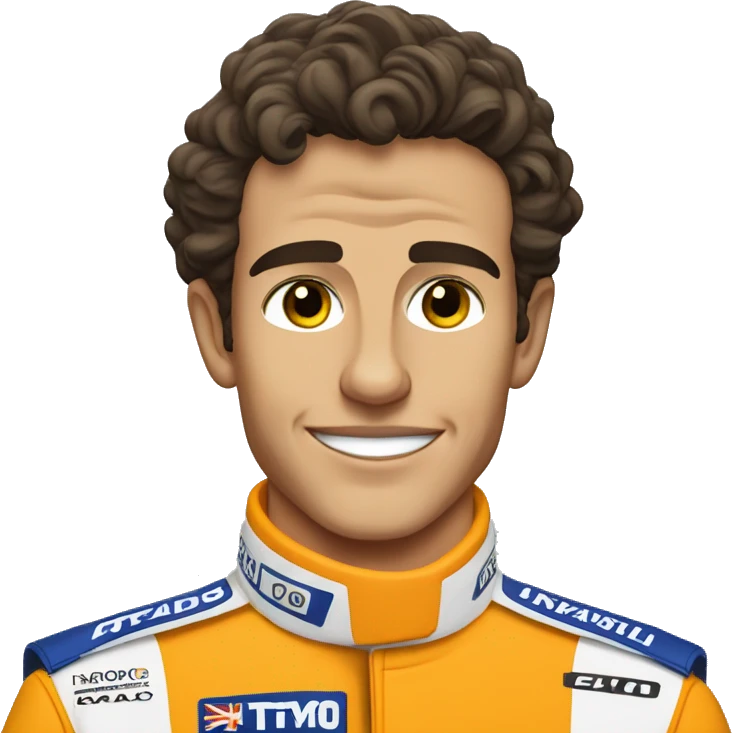 Lando Norris formula one driver emoji