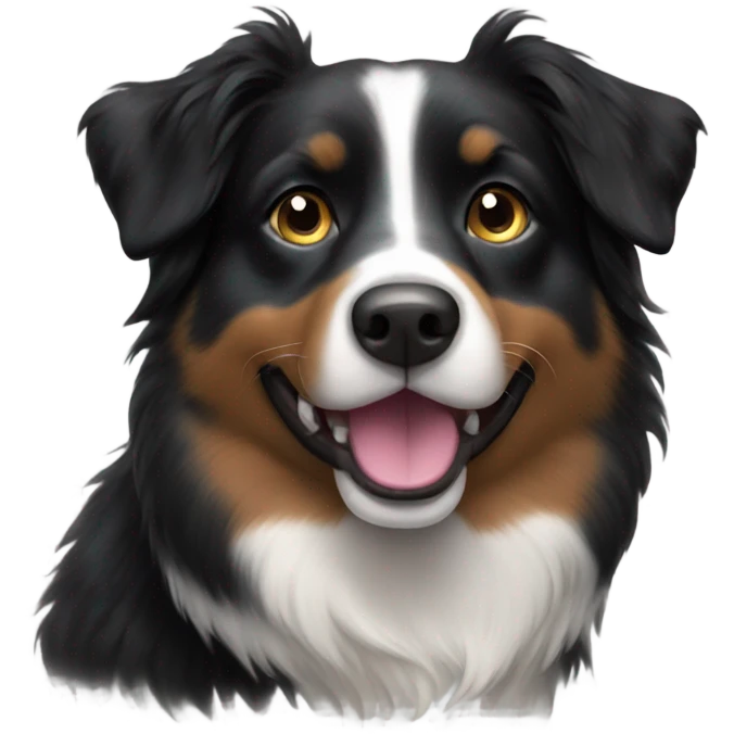 black australian shepherd  emoji