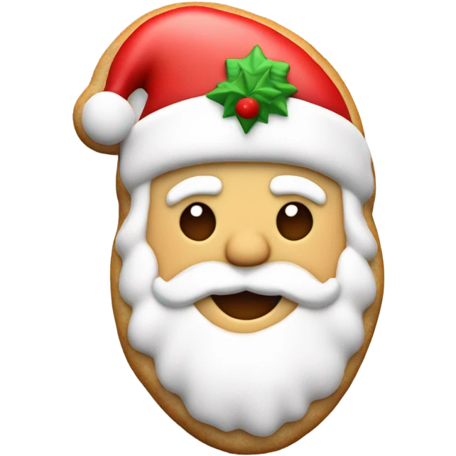 Christmas cookie emoji