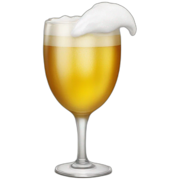 phoque avec une bierre emoji