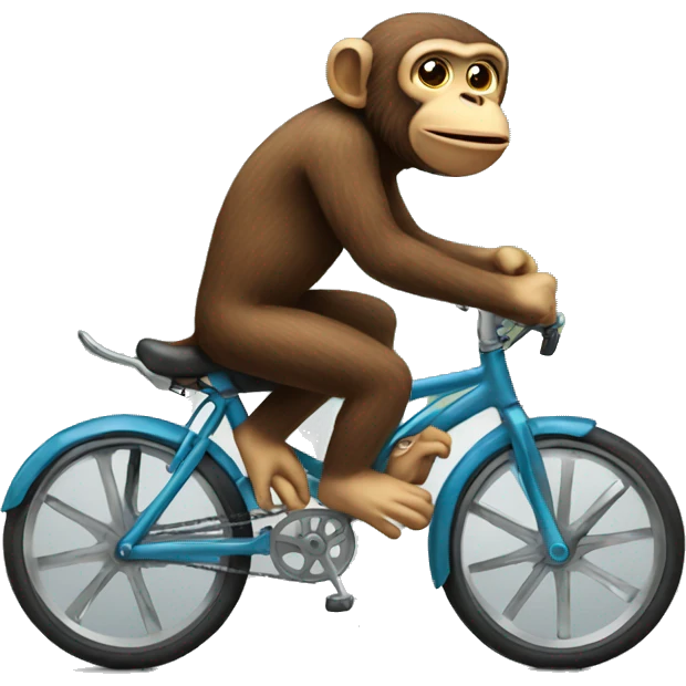 Monkey on bike emoji