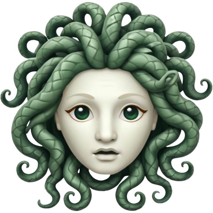 marble medusa head emoji