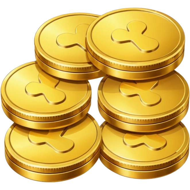 golden coins emoji