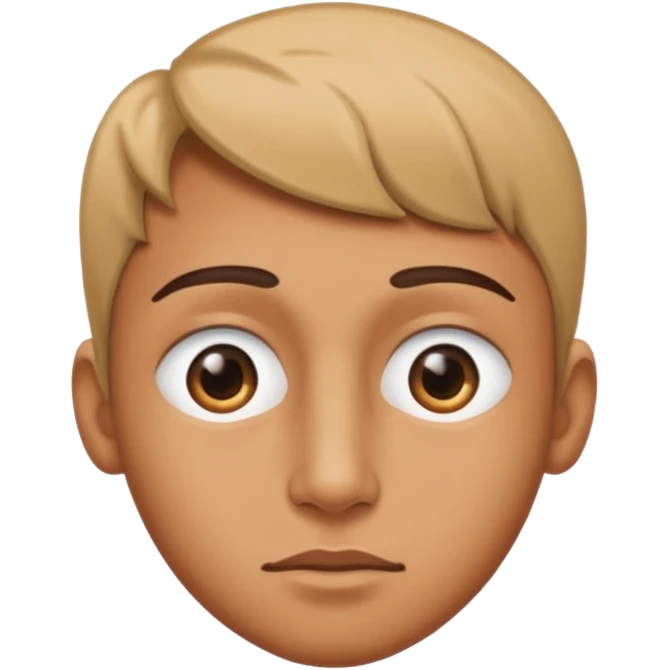 looking to the side with one eye looking back  emoji