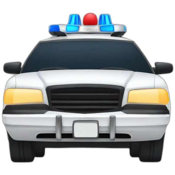 police car emoji