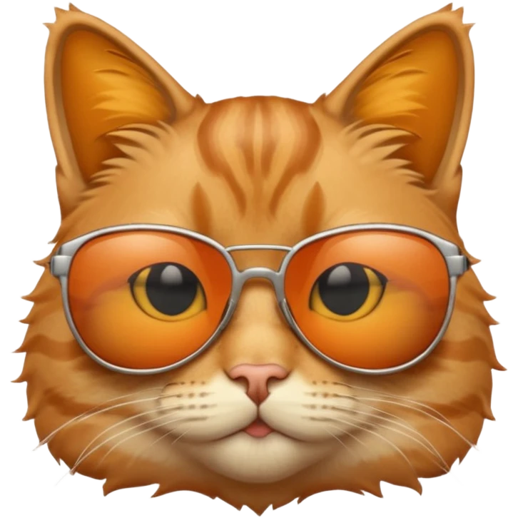 Cat wearing sunglasses emoji