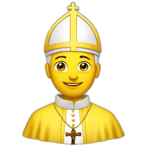 yellow pope emoji