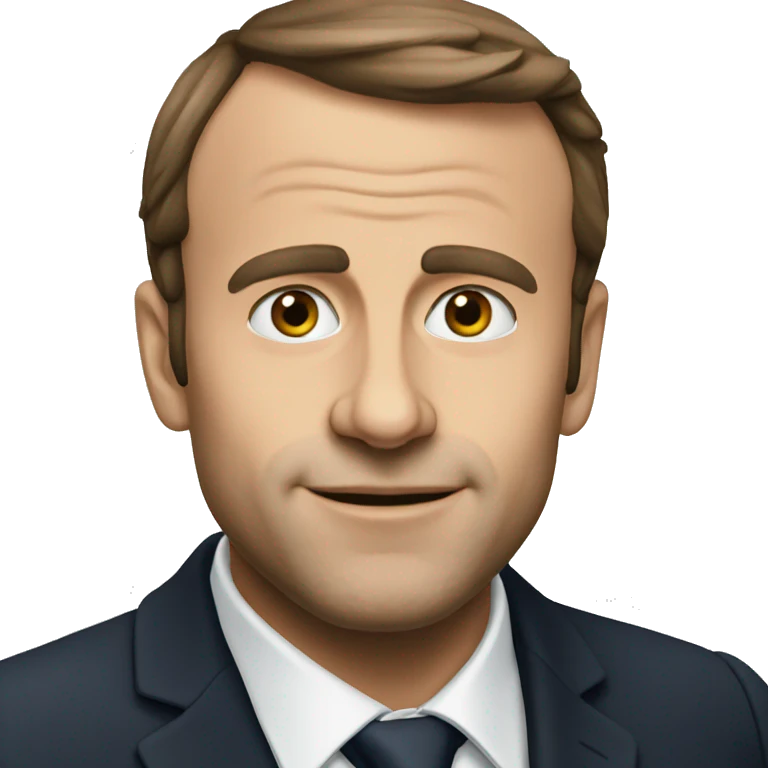 Macron.  emoji