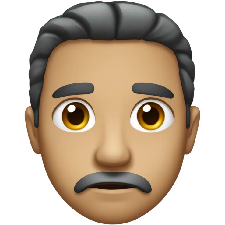 mean mugging face emoji