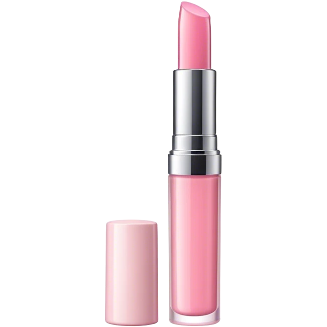 Light pink lip gloss container  emoji