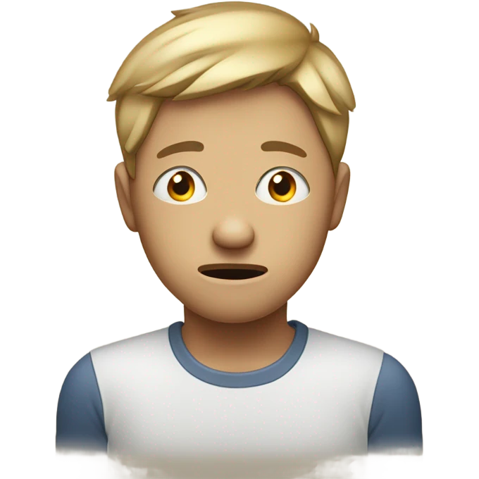 Cringing emoji