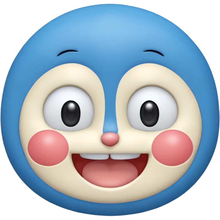Doraemon sin orejas  emoji