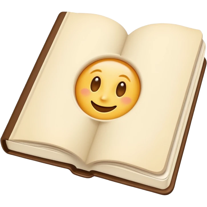 Open new book emoji