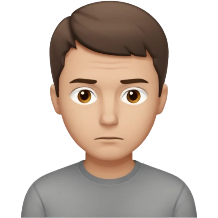 man thinking emoji