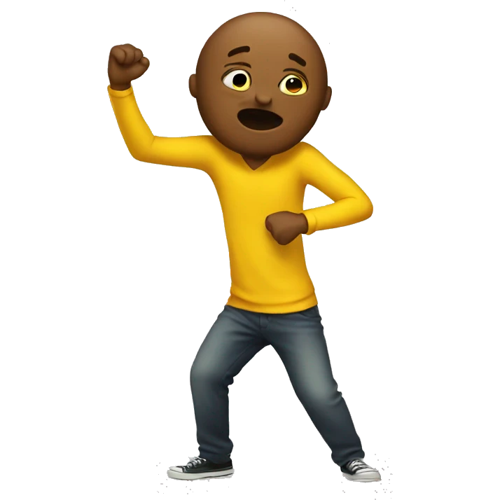 emoji hitting the dab emoji