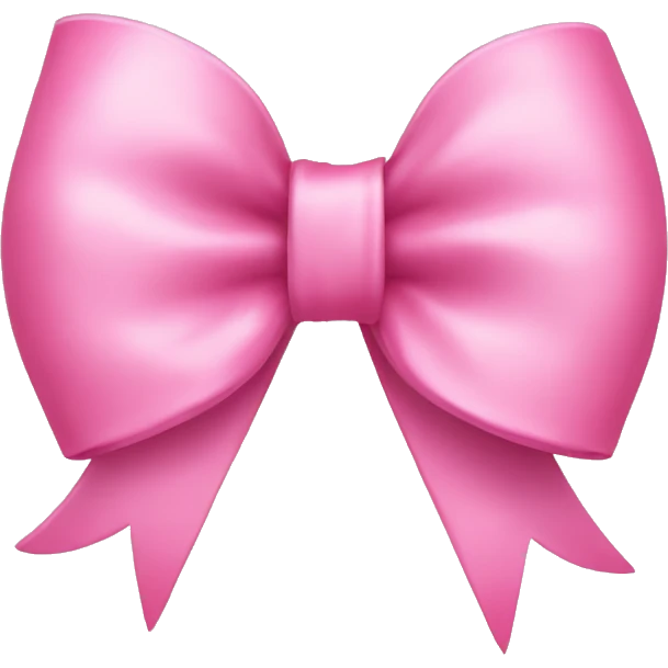 pink bow  emoji