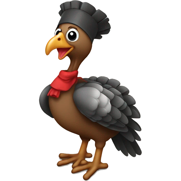 Christian turkey given thanks to God ￼ emoji