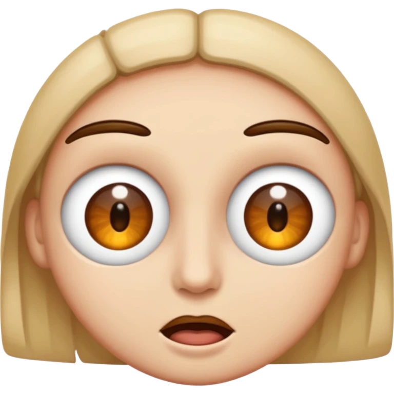 Два глаза полуприкрыты emoji