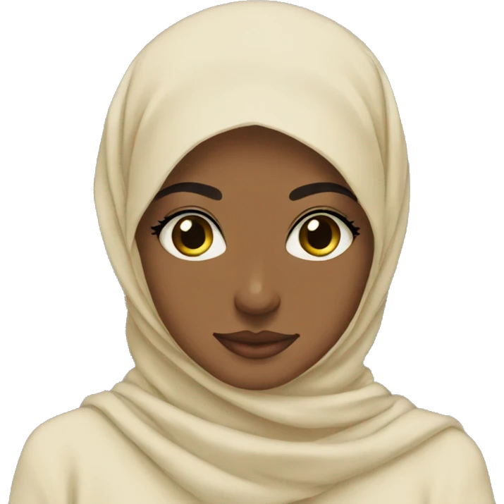 hijabi girl aesthetic emoji