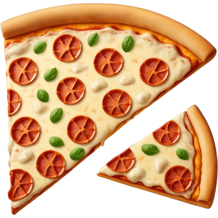 2 slices of pizza icons emoji