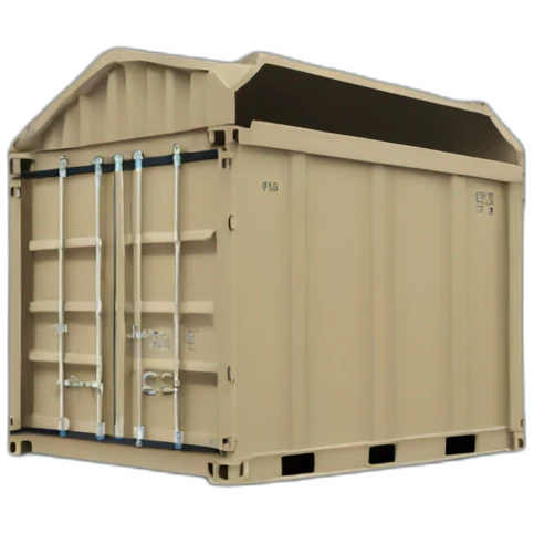 blue container on the train emoji