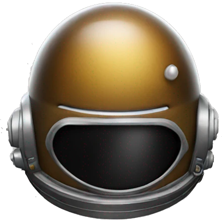 Poop emoji in space helmet  emoji