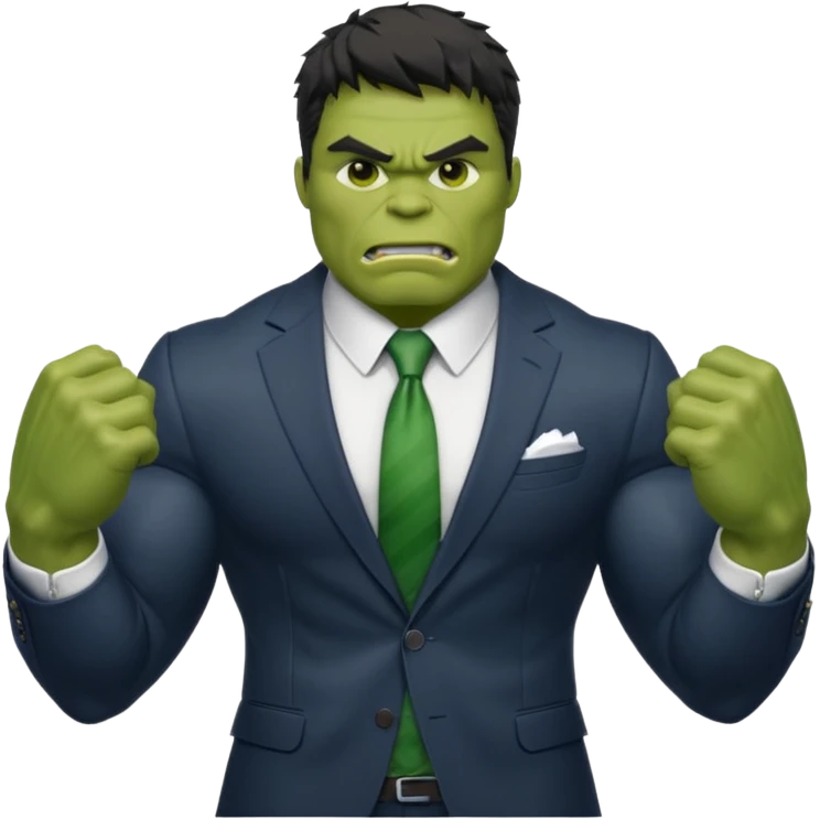 Hulk on shuit emoji