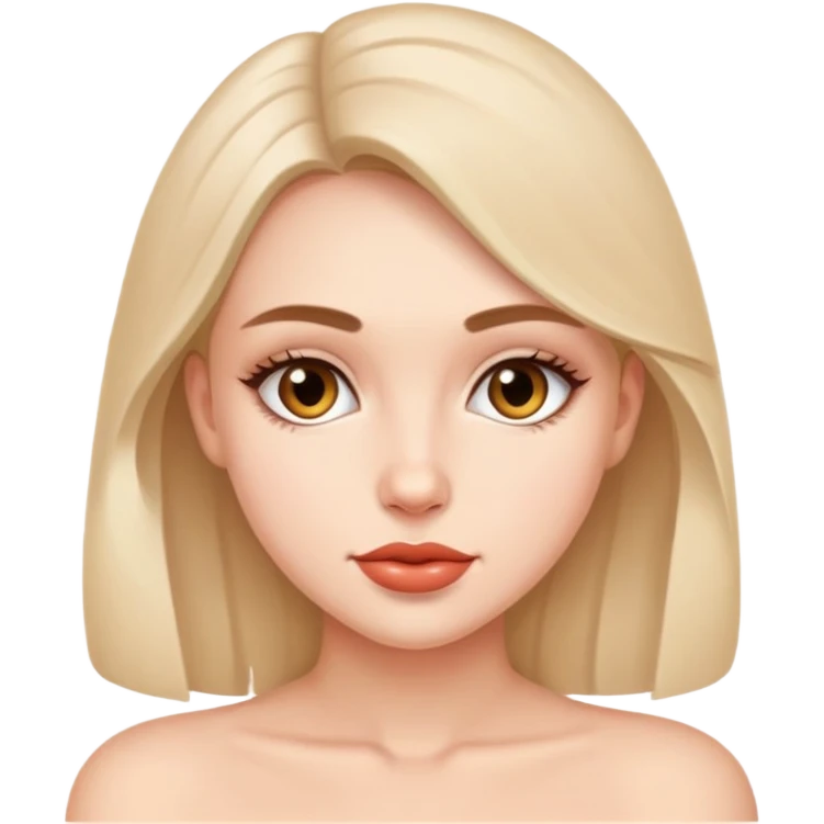 Naked Milana Xametova emoji