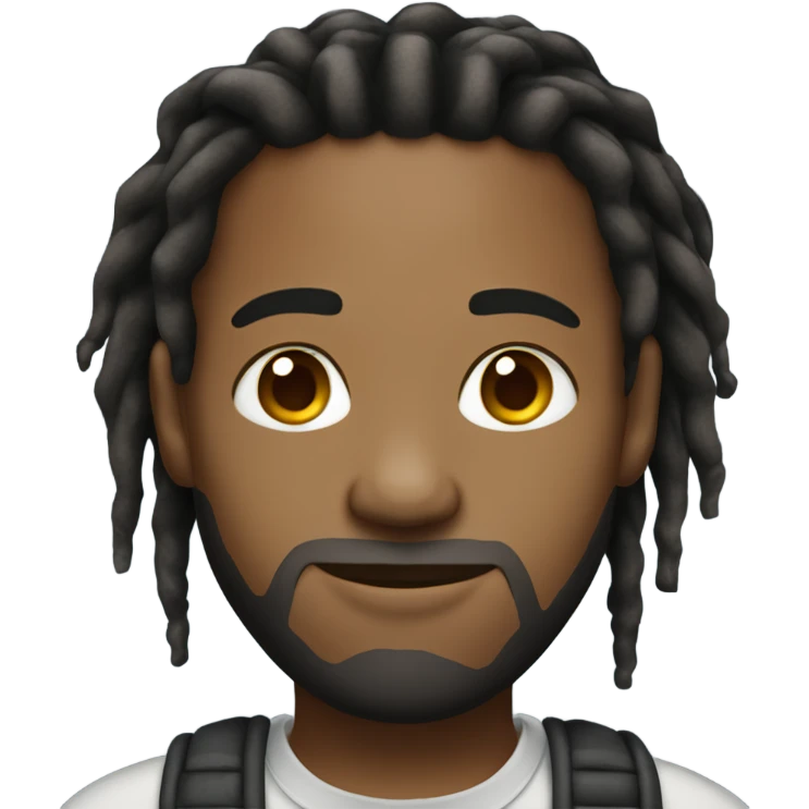 Light skin Black man with dread Locs  emoji