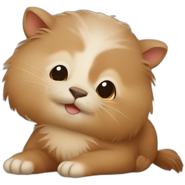 Cat with capybara emoji
