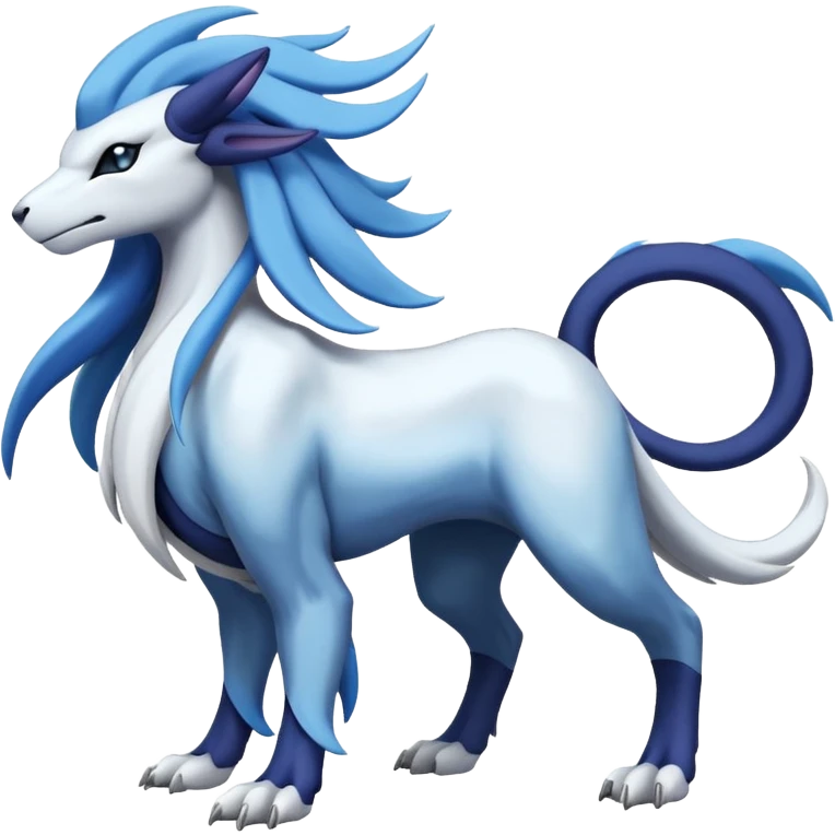 Suicune-Samurott-Absol-Fakémon-hybrid-creature (full body)  emoji